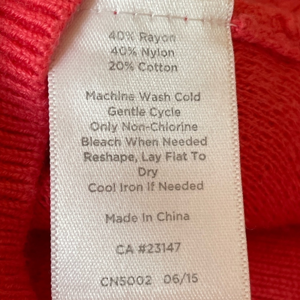 Talbots Ribbed Cotton Blend Ribbed Sweater - Picture 6 of 7